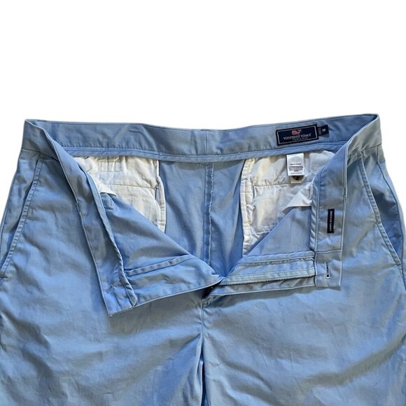 VINEYARD VINES Mens Cotton Chino Club Short Blue Size 38 - Picture 3 of 8